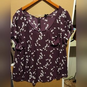 Torrid blouse with buttons up back